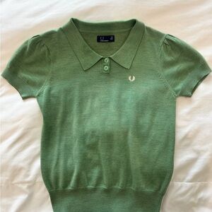 Fred Perry Sage Green Polo Shirt